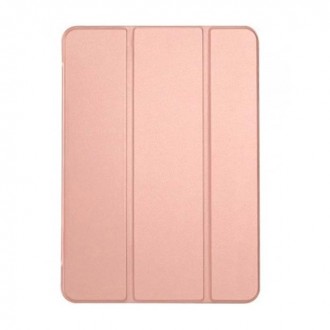 OEM Tri-Fold Flip Cover Δερματίνης για Huawei MediaPad T5 10 Ροζ Χρύσο