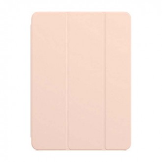 OEM Tri-Fold Flip Cover Δερματίνης για iPad Pro 12.9 2020 Ροζ Χρυσό