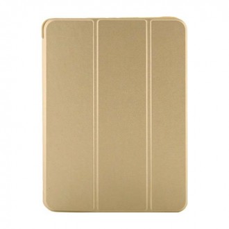 OEM Tri-Fold Flip Cover Δερματίνης για Samsung Galaxy Tab S7+ Χρυσό