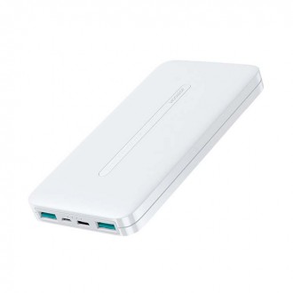 Joyroom JR-T012 Power Bank 10000mAh με 2xΘύρες USB-A 1xType-C Λευκό