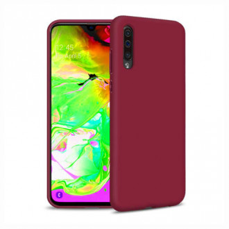 OEM Back Cover Θήκη Ενισχυμένης Σιλικόνης για Samsung Galaxy A70 Βυσσινί