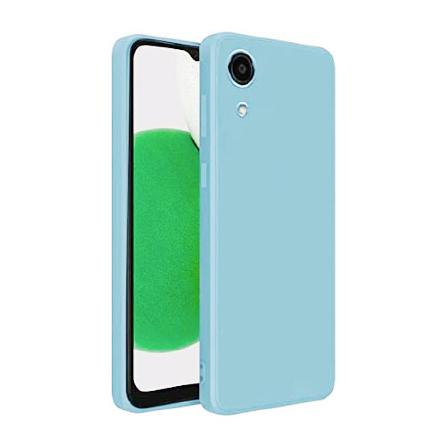 OEM Back Cover Θήκη Λεπτής Σιλικόνης Matte για Samsung Galaxy A03 Core Γαλάζιο