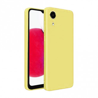 OEM Back Cover Θήκη Λεπτής Σιλικόνης Matte για Samsung Galaxy A03 Core Κίτρινο