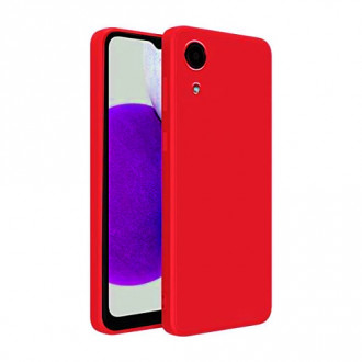 OEM Back Cover Θήκη Λεπτής Σιλικόνης Matte για Samsung Galaxy A03 Core Κόκκινο