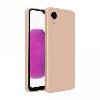 OEM Back Cover Θήκη Λεπτής Σιλικόνης Matte για Samsung Galaxy A03 Core Μπεζ