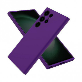 OEM Θήκη Rubber Ενισχυμένης Σιλικόνης για Samsung Galaxy S24 Ultra Μωβ