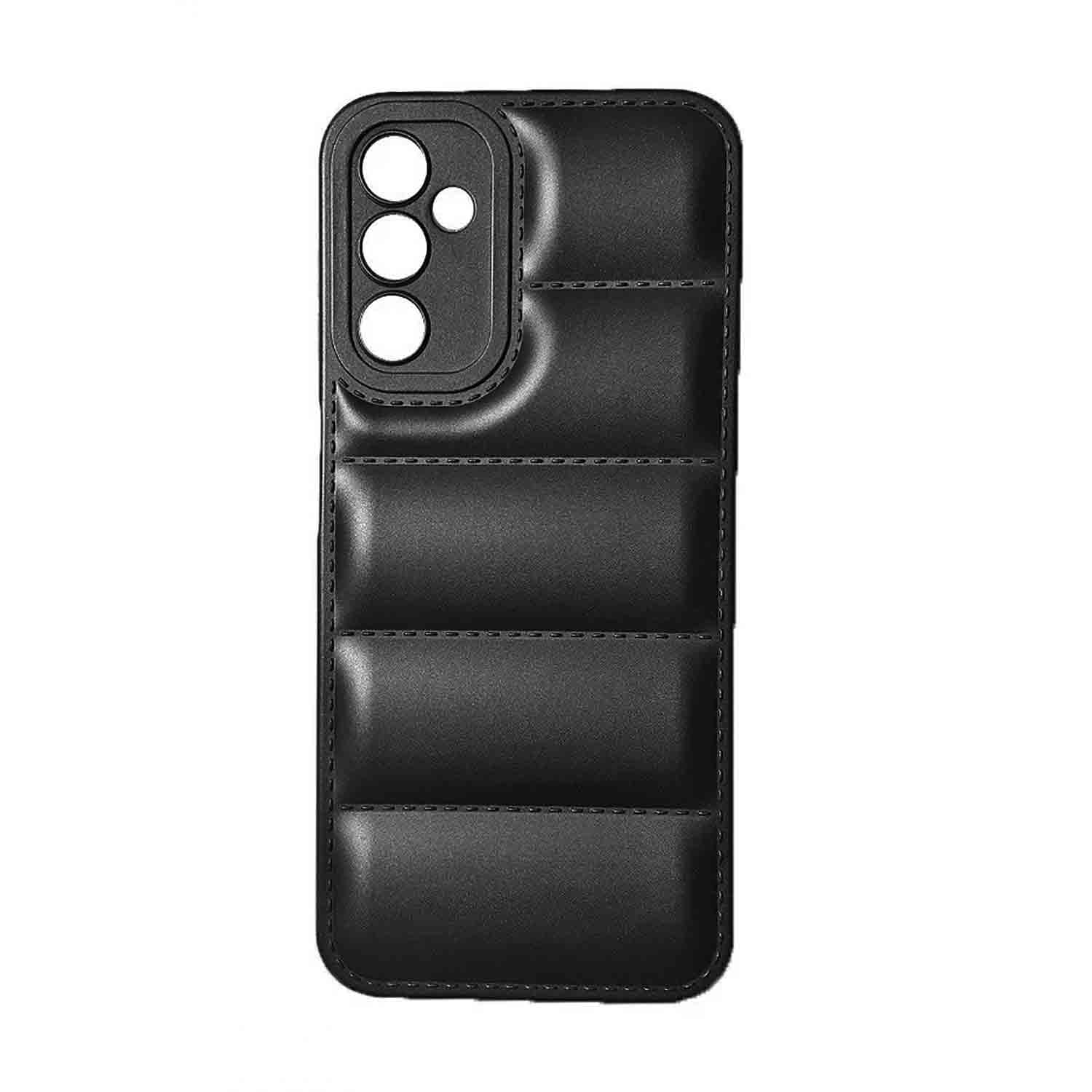 OEM Back Cover Puffer Θήκη Σιλικόνης για Samsung Galaxy A14 4G/ A14 5G Μαύρο