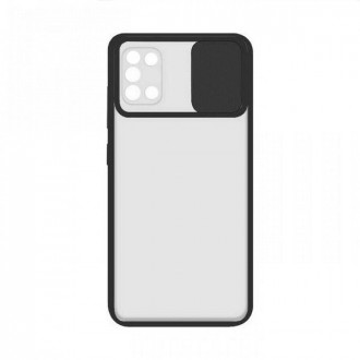 OEM Θήκη Σιλικόνης Camshield για Samsung Galaxy A31 Μαύρο