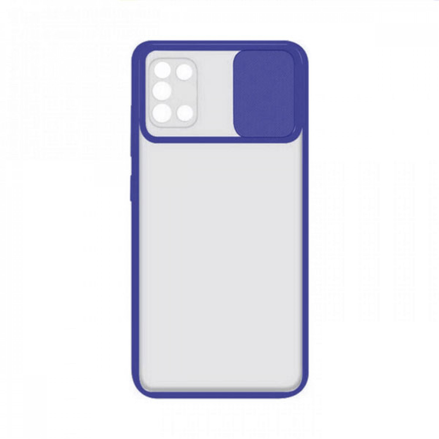 OEM Θήκη Σιλικόνης Camshield για Samsung Galaxy A31 Μπλε