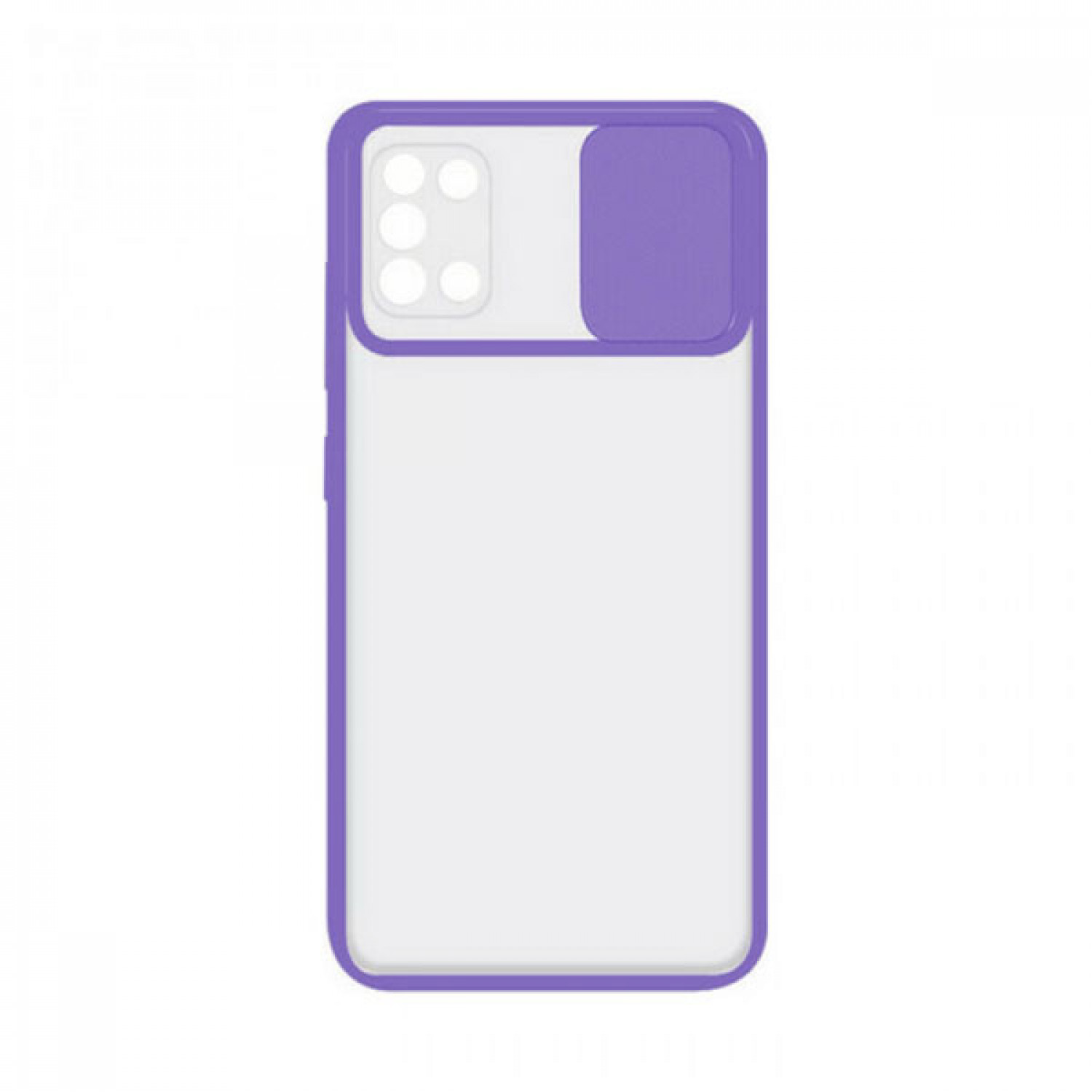 OEM Θήκη Σιλικόνης Camshield για Samsung Galaxy A31 Λιλά