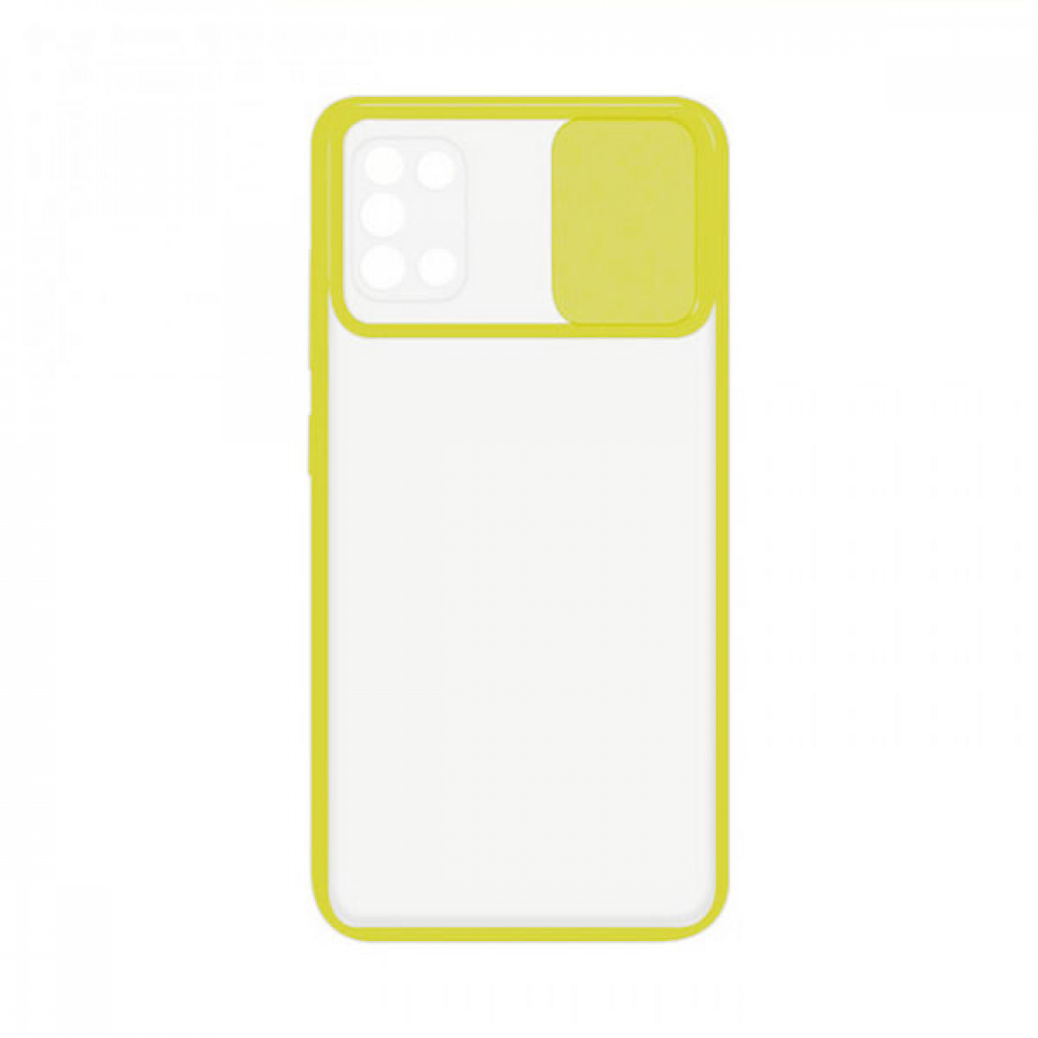 OEM Θήκη Σιλικόνης Camshield για Samsung Galaxy A31 Κίτρινο