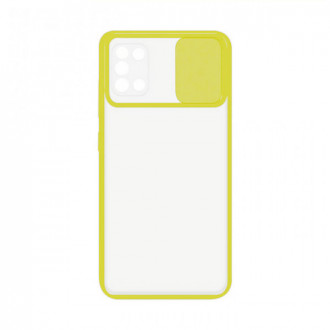 OEM Θήκη Σιλικόνης Camshield για Samsung Galaxy A31 Κίτρινο