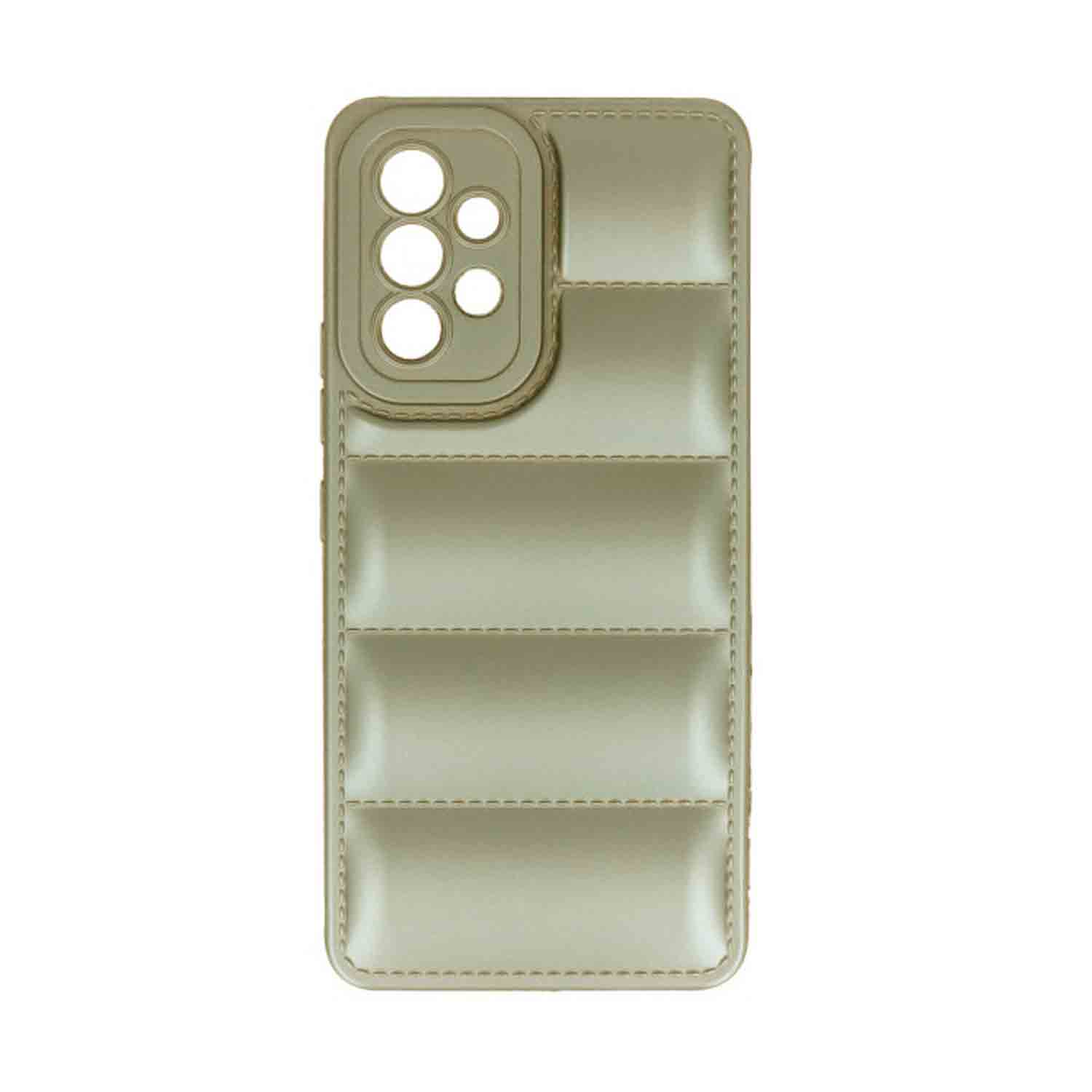 OEM Back Cover Puffer Θήκη Σιλικόνης για Samsung Galaxy A52 Χρυσό
