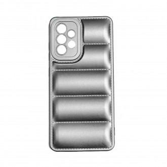 OEM Back Cover Puffer Θήκη Σιλικόνης για Samsung Galaxy A53 Ασημί