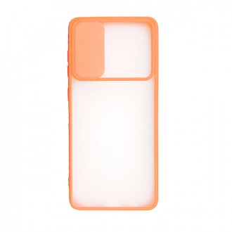 OEM Θήκη Σιλικόνης Camshield για Samsung Galaxy A31 Σομόν