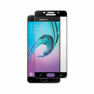 20D Full Cover Tempered Glass για Samsung Galaxy A5 2016 Μαύρο