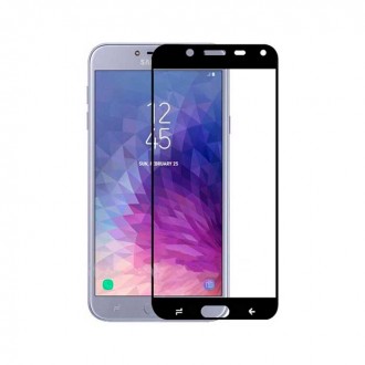 3D Full Cover Tempered Glass για Samsung Galaxy J4 2018 Μαύρο
