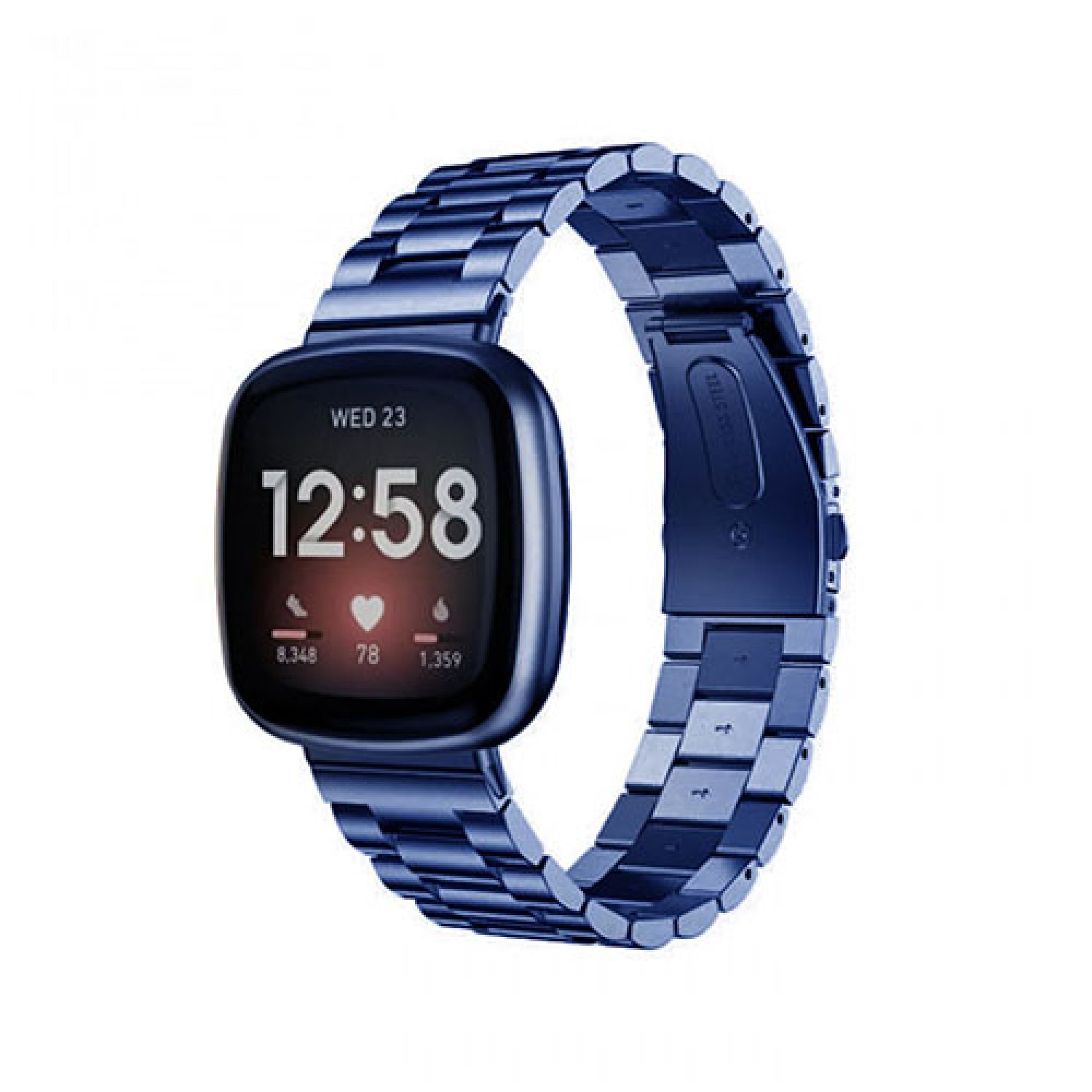 Λουράκι Apple Watch 42mm/ 44mm/ 45mm/ 49mm Ανοξείδωτο Ατσάλι Μπλε