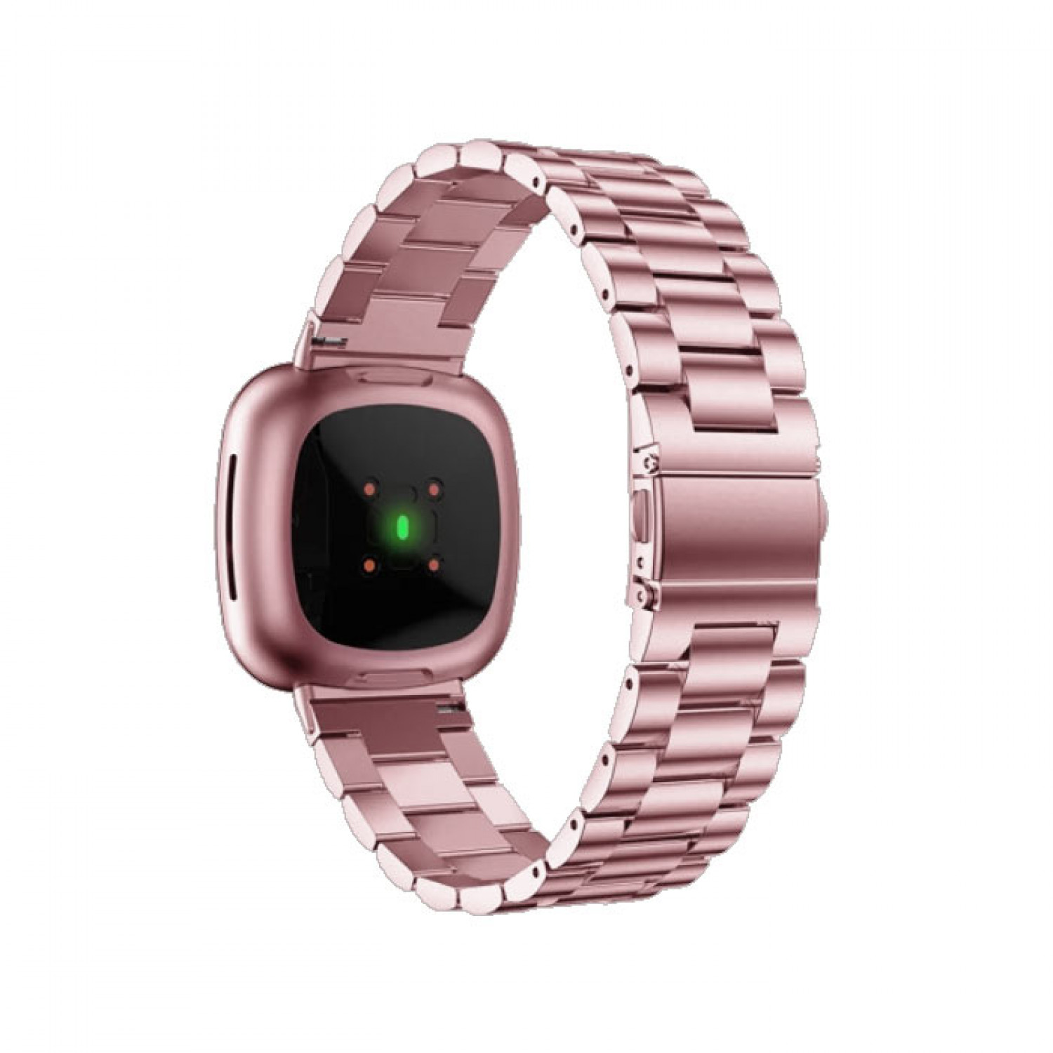 Λουράκι Apple Watch 38mm/ 40mm/ 41mm Ανοξείδωτο Ατσάλι Ροζ Χρυσό