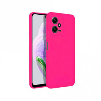 OEM Back Cover Θήκη Ενισχυμένης Σιλικόνης για Xiaomi Redmi 12 4G Φούξια