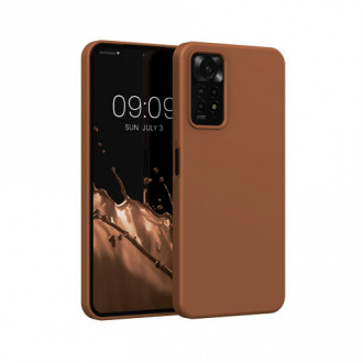 OEM Back Cover Θήκη Ενισχυμένης Σιλικόνης για Xiaomi Redmi Note 11 Pro+ Καφέ