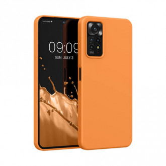 OEM Back Cover Θήκη Ενισχυμένης Σιλικόνης για Xiaomi Redmi Note 11 Pro+ Πορτοκαλί