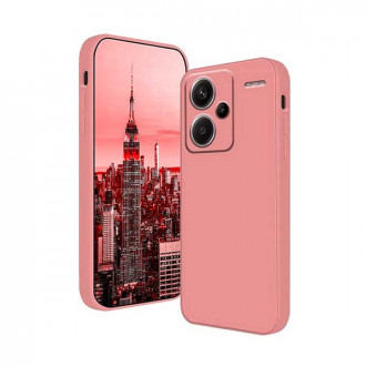 OEM Back Cover Θήκη Ενισχυμένης Σιλικόνης για Xiaomi Redmi Note 13 Pro Plus Ροζ