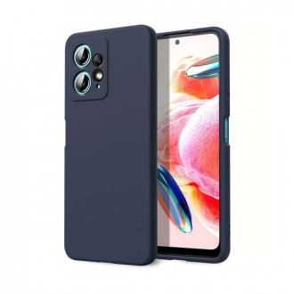 OEM Back Cover Θήκη Ενισχυμένης Σιλικόνης για Xiaomi Redmi Note 12 4G Σκούρο Μπλε