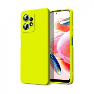 OEM Back Cover Θήκη Ενισχυμένης Σιλικόνης για Xiaomi Redmi Note 12 4G Κίτρινο