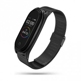 Λουράκι Μεταλλικό Lifestyle για Xiaomi Mi Band 8 Μαύρο