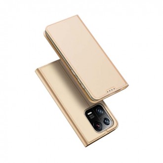 Dux Ducis Skin Pro Book Δερματίνης για Xiaomi 13 Pro Χρυσό