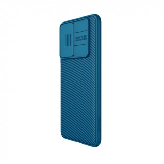 Nillkin Camshield Back Cover Δερμάτινο για Xiaomi Redmi Note 11T 5G/ Note 11S 5G/ Note 11/ Poco M4 Pro 5G Μπλε