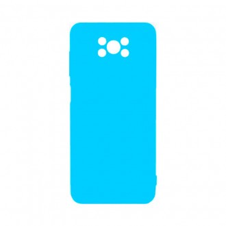 OEM Back Cover Θήκη Ενισχυμένης Σιλικόνης για Xiaomi Poco X3/ X3 Pro Γαλάζιο