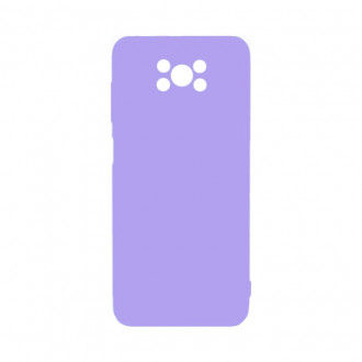 OEM Back Cover Θήκη Ενισχυμένης Σιλικόνης για Xiaomi Poco X3/ X3 Pro Λιλά