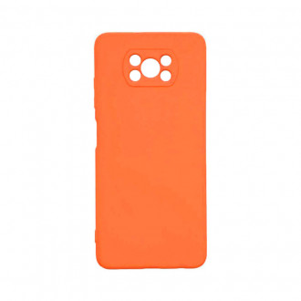 OEM Back Cover Θήκη Ενισχυμένης Σιλικόνης για Xiaomi Poco X3/ X3 Pro Πορτοκαλί