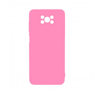OEM Back Cover Θήκη Ενισχυμένης Σιλικόνης για Xiaomi Poco X3/ X3 Pro Ροζ