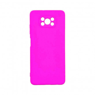 OEM Back Cover Θήκη Ενισχυμένης Σιλικόνης για Xiaomi Poco X3/ X3 Pro Φούξια