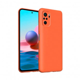 OEM Back Cover Θήκη Ενισχυμένης Σιλικόνης για Xiaomi Redmi Note 10 Pro Πορτοκαλί