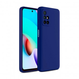 OEM Back Cover Θήκη Ενισχυμένης Σιλικόνης για Xiaomi Redmi 10 Σκούρο Μπλε