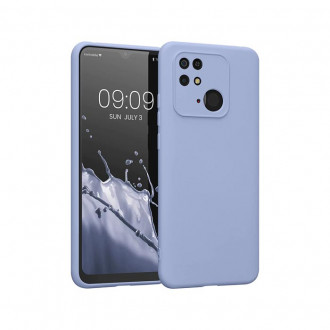 OEM Back Cover Θήκη Ενισχυμένης Σιλικόνης για Xiaomi Redmi 10C Λιλά