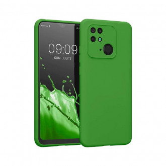 OEM Back Cover Θήκη Ενισχυμένης Σιλικόνης για Xiaomi Redmi 10C Πράσινο