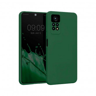 OEM Back Cover Θήκη Ενισχυμένης Σιλικόνης για Xiaomi Redmi Note 11 Pro/ 11 Pro 5G Σκούρο Πράσινο