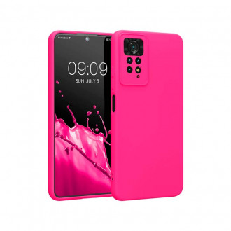 OEM Back Cover Θήκη Ενισχυμένης Σιλικόνης για Xiaomi Redmi Note 11 Pro/ 11 Pro 5G Φούξια
