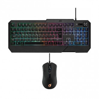 ADX Firepower Core 23 ADXCOM223 Gaming Πληκτρολόγιο & Ποντίκι Μαύρο με RGB