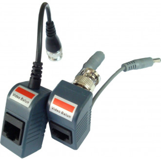 Cablexpert Video Balun Συστημάτων CCTV για Προέκταση BNC μέσω Καλωδίου UTP GM-BAL02 Γκρι