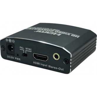 Video Converter CAB-H146 από HDMI σε scart & 3.5mm 4K Μαύρο
