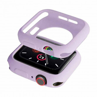 Θήκη Σιλικόνης Soft για Apple Watch Series 45mm Λιλά