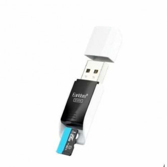 Earldom Micro-SD Card Reader με USB 2.0 Λευκό