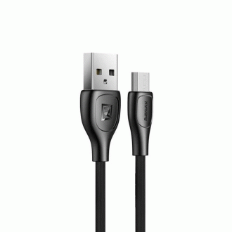 Remax Regular Lesu Pro USB 2.0 to micro USB Cable Μαύρο 1m