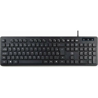 NG Πληκτρολόγιο NG-KB-MCH-04 GR με USB Μαύρο